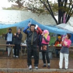 雨にも負けずの応援です＼(^o^)／