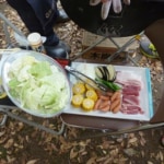 バーべキュウの材料です♪こんなに綺麗に盛り付けてあるなんて知らなかった店長でした(*^_^*)