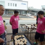 焼きおにぎり♪早く焼けないかなぁ～♪まちどうしいなぁ♪